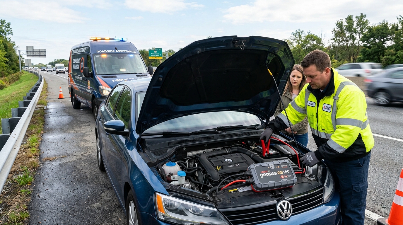 Assistenza stradale batteria auto in panne a Portogruaro